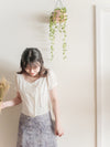 Victoria Blouse 多邊領口疊式衣身上衣/ TP9040