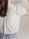 Victoria Blouse 多邊領口疊式衣身上衣/ TP9040