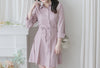 Shirt Dress 修飾線條剪裁修腰A形連身裙/ DS1003