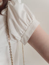 Victoria Blouse 多邊領口疊式衣身上衣/ TP9040