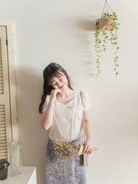 Victoria Blouse 多邊領口疊式衣身上衣/ TP9040