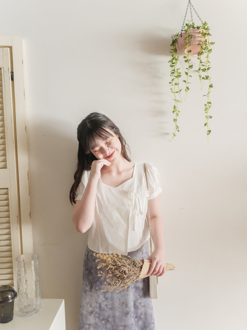 Victoria Blouse 多邊領口疊式衣身上衣/ TP9040