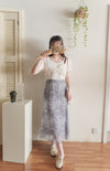 Victoria Blouse 多邊領口疊式衣身上衣/ TP9040