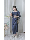 Navy Stripe Dress 法式橫條紋大空間直裙連身裙/ DS1004