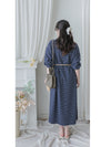 Navy Stripe Dress 法式橫條紋大空間直裙連身裙/ DS1004