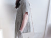 （寬鬆高腰線) Stripe Shirt, Dress 直紋高腰線防皺隨性口袋連身裙/ DS9626