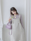 CottonFlower Top 百搭極舒適修身舒適彈性上衣/ TP9188 （pre-order lavender)