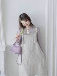 CottonFlower Top 百搭極舒適修身舒適彈性上衣/ TP9188 （pre-order lavender)