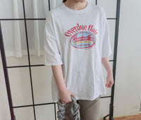 （ Print, Tee  舒適慵懶OVERSIZE日常印花棉質Tee/ TP9039