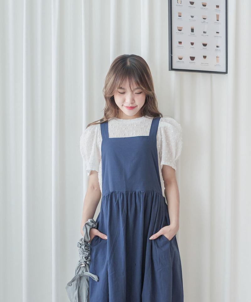（Special Fabric！) Snow Dot, Blouse 雪花點點布清新減齡上衣/ TP9045