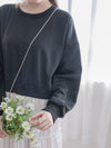 Sweater Elegant OPS 假兩件衛衣X傘裙設計連身裙/ DS1006