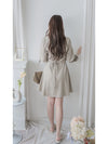 Shirt Dress 修飾線條剪裁修腰A形連身裙/ DS1003