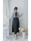 Belt Skirt 簡潔腰帶修腰大A字裙（附送腰帶）/ SK8911
