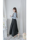 Belt Skirt 簡潔腰帶修腰大A字裙（附送腰帶）/ SK8911