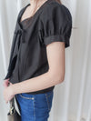 Victoria Blouse 多邊領口疊式衣身上衣/ TP9040