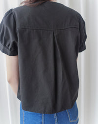 Victoria Blouse 多邊領口疊式衣身上衣/ TP9040