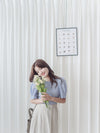 （Special Fabric！) Snow Dot, Blouse 雪花點點布清新減齡上衣/ TP9045