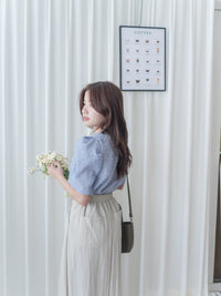 （Special Fabric！) Snow Dot, Blouse 雪花點點布清新減齡上衣/ TP9045