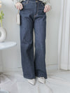 Jennie Jeans 全彈性直筒褲管修飾腿型牛仔褲/ PT8471