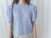（Special Fabric！) Snow Dot, Blouse 雪花點點布清新減齡上衣/ TP9045