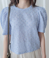（Special Fabric！) Snow Dot, Blouse 雪花點點布清新減齡上衣/ TP9045