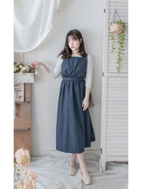 Boat Collar Tee 顯鎖骨闊船領弧形下擺修身百搭上衣/ TP9189