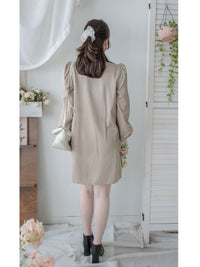 Ribbon Dress 蝴蝶綁帶設計隨性膝上連身裙/ DS1013