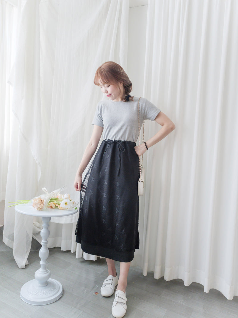 Extra Comfy Cotton, Tee 彈性不透肉圓領合身上衣/ TP9054