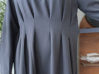 【現貨限量回歸 beige ONLY】Pleated Waist Dress 腰間車褶極顯瘦連身裙/ DS9667