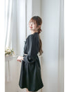 Ribbon Dress 蝴蝶綁帶設計隨性膝上連身裙/ DS1013