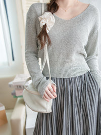 Stripe Dress 完美修肉直條紋口袋傘裙/ SK8912 (不設訂貨 售完即止）