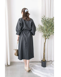 Zipping Dress 無肩線全拉鍊束腰連身裙或外套/ DS1022