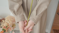 【現貨限量回歸 beige ONLY】Pleated Waist Dress 腰間車褶極顯瘦連身裙/ DS9667