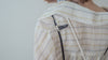 Strap Stripe Shirt 混色直紋個性剪裁防皺恤衫/ TP9060
