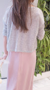Wrap Vest Dress 彈性交叉領口不貼微修腰吊帶連身裙/ DS9676