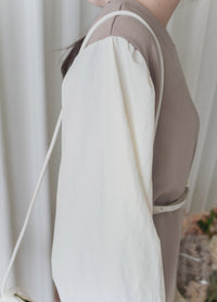 【現貨限量回歸 】Spliced Dress 拼接側開叉無領仿背心裙外穿連身裙/ DS9696