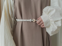 【現貨限量回歸 】Spliced Dress 拼接側開叉無領仿背心裙外穿連身裙/ DS9696