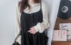 Asymmetrical Collar Top 斜領拼接設計百搭Tee款/ TP9088