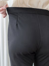 （推薦舒適改善腿形) Black Elastic Pants 全條彈性黑色顯瘦褲/ PT8450