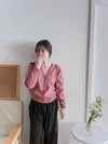 (限定熱賣重開❗) Gold Botton Cardigan 雙色衣邊立體線條金鈕扣外套或上衣/ CD8142  (pre-order 2月13日截單)