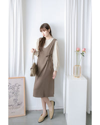 V Vest Set V領背心洋裝內搭上衣套裝 / SE8094 (pre-order 11月24截單)