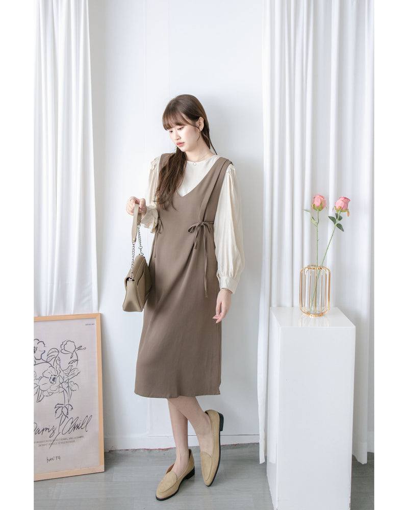 V Vest Set V領背心洋裝內搭上衣套裝 / SE8094 (pre-order 11月24截單)