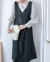 V Vest Set V領背心洋裝內搭上衣套裝 / SE8094 (pre-order 11月24截單)