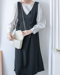 V Vest Set V領背心洋裝內搭上衣套裝 / SE8094 (pre-order 11月24截單)