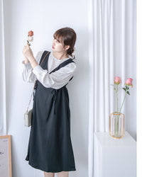 V Vest Set V領背心洋裝內搭上衣套裝 / SE8094 (pre-order 11月24截單)