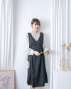 V Vest Set V領背心洋裝內搭上衣套裝 / SE8094 (pre-order 11月24截單)
