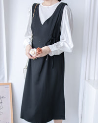 V Vest Set V領背心洋裝內搭上衣套裝 / SE8094 (pre-order 11月24截單)