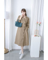 Trench Coat Dress 彈性束腰顯鎖骨風衣或連身裙/ DS1023 (pre-order navy 11月24截單)