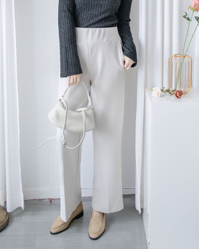 ✨全彈性 Straight Pants 百搭顯瘦高腰西褲/ PT8472