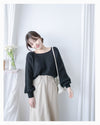 Square collar Top  方領百搭織紋防毛針織上衣/ KT8187 (pre-order green/ivory 11月24截單)